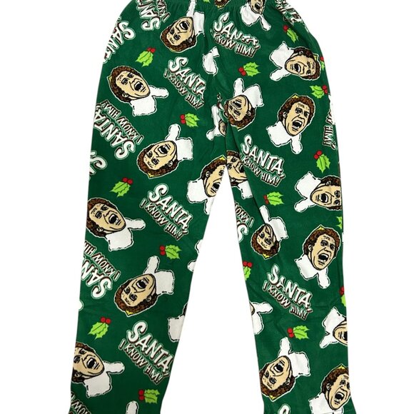 Buddy The Elf Movie Men's Size Small Sleep Pajama Pants Green - Picture 6 of 6